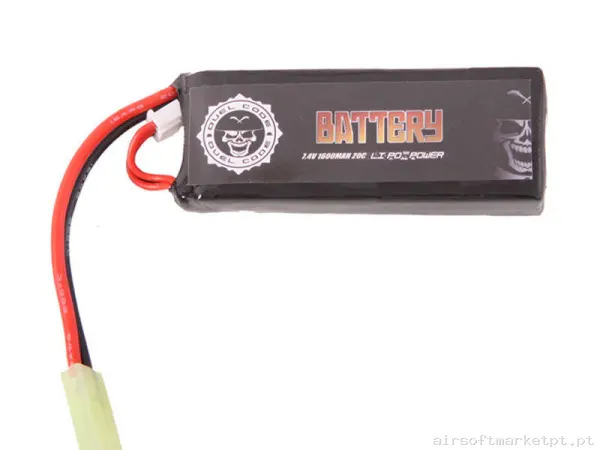 Bateria Lipo Stick Duel Code 1600mah 7.4v 20c — Baterias & Carregadores — Airsoft Market PT