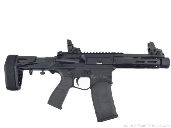Replica Pdw Eagle 6.5'' Gbb Golden Negro — Rifles de Assalto (AR/M4/AK) — Airsoft Market PT