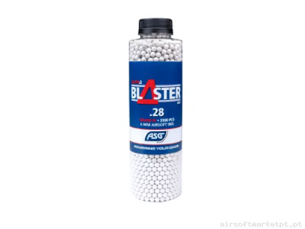 Bbs muniçao 0,28 PVC Alpha Blaster ASG — Munição (BBs) — Airsoft Market PT