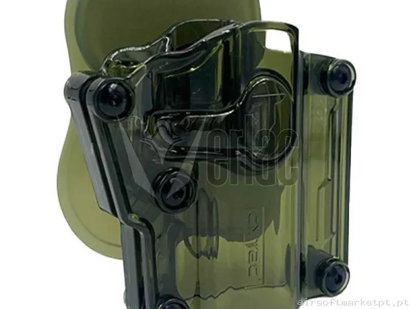 PISTOLERA CYTAC UNIVERSAL ALTA RESISTENCIA VERDE TRANSPARENTE — Gear Táctico — Airsoft Market PT