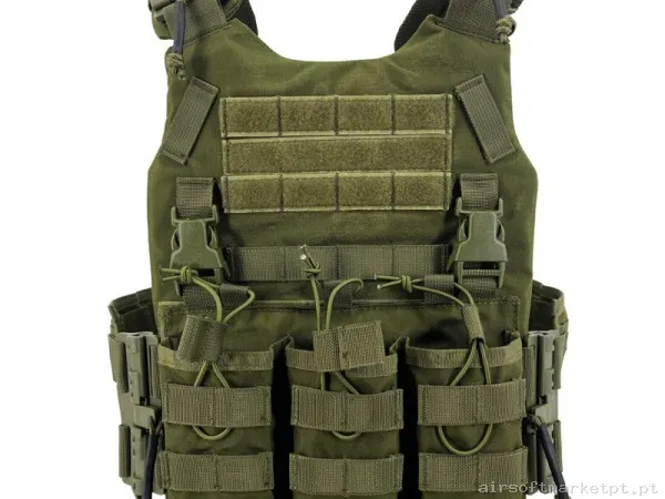 CHALECO FCS SIXMM VERDE OD — Coletes & Rigs — Airsoft Market PT