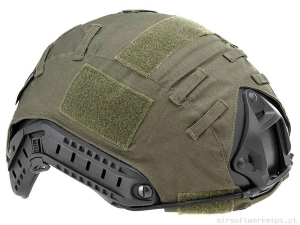 Cobertura de capacete Fast Velcro Invader Gear Mod 2 verde od — Capacetes — Airsoft Market PT