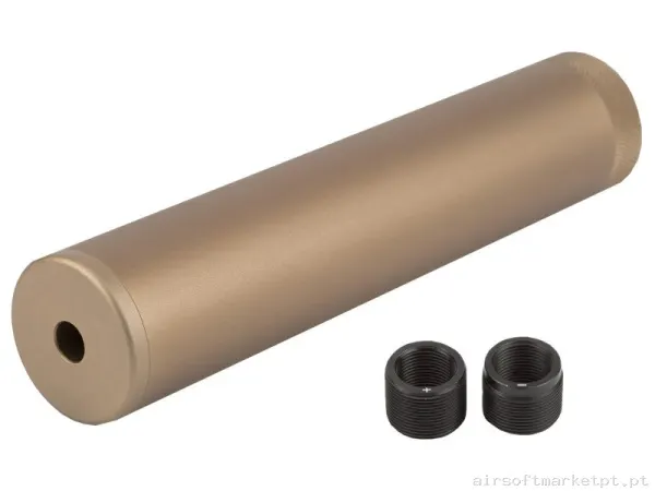 Silenciador CW/CCW 185x38 Specwar Tan FMA — Supressores & Tracers — Airsoft Market PT