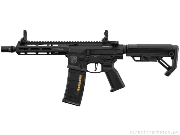 Réplica AEG M4 Bo Manufacture Diamondback Db15 Ap305 ETU 7" M-Lok Combo preta — Rifles de Assalto (AR/M4/AK) — Airsoft Market PT