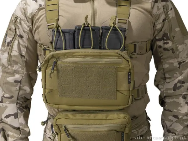 Chest Rig Corso Flint Mk1 Corte Láser Coyote — Coletes & Rigs — Airsoft Market PT