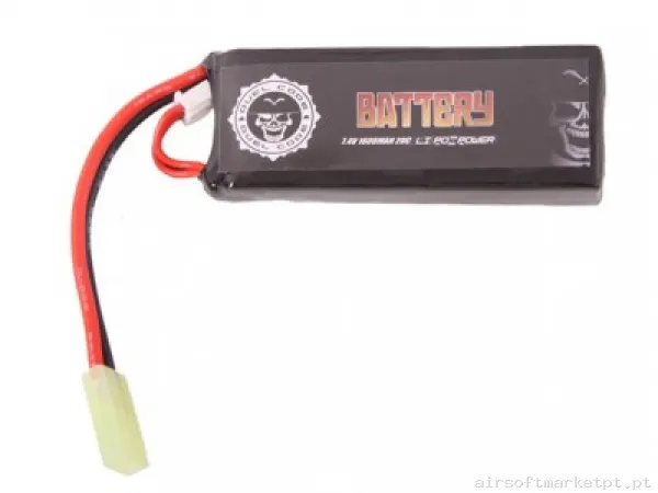 Bateria LI-PO 7,4/1600 Duel Code — Baterias & Carregadores — Airsoft Market PT