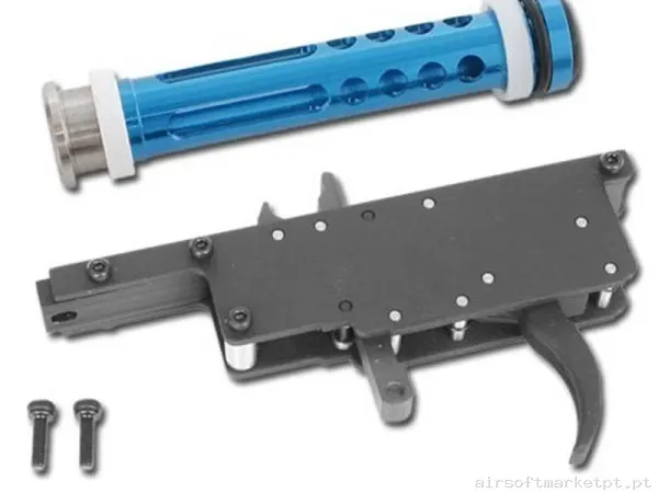Interno Gatilho Completo Reforçado VSR-10 Action Army B01-011 con Pistão Reforçado 90º — Peças Internas (AEG) — Airsoft Market PT