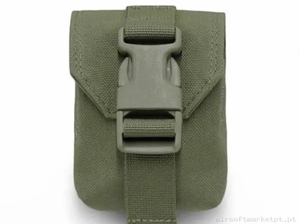 Pouch Portagranada Warrior Assault Single Frag Grenade Gen.2 verde od — Coletes & Rigs — Airsoft Market PT