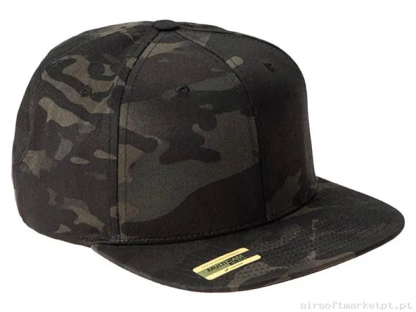Gorra Snapback Classic multicam Black — Proteção Ocular & Facial — Airsoft Market PT