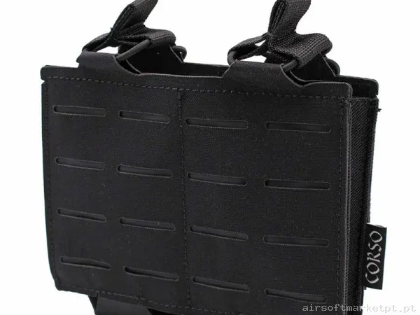 Pouch Corso Cargador G36 Doble Dagger Láser Negro — Coletes & Rigs — Airsoft Market PT