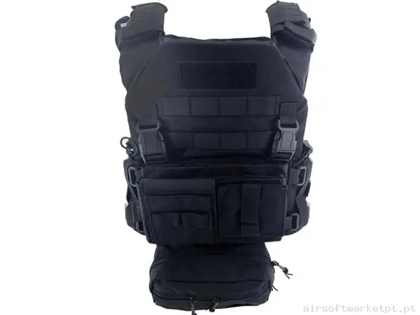 Chaleco MPC Conquer Full Set Negro — Coletes & Rigs — Airsoft Market PT