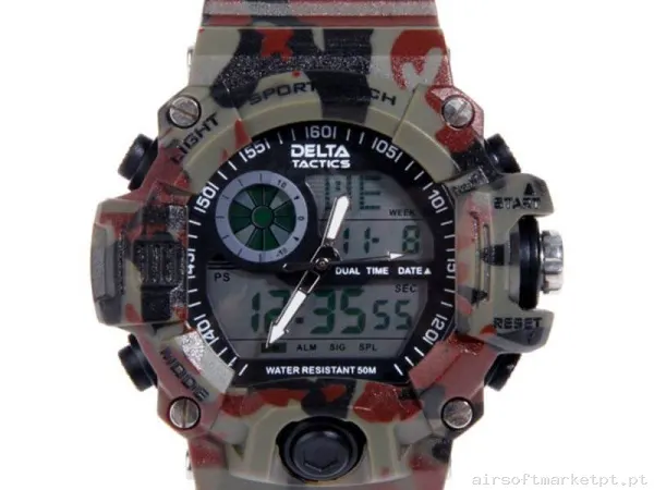 Relógio Tático Delta Tactics Camo — Outros — Airsoft Market PT