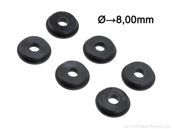 Interno Set Rolamentos Lisos 8mm Retroarms Bushings Pacote 6u — Peças Internas (AEG) — Airsoft Market PT