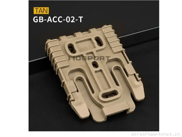 ADAPTADOR QUICK RELEASE BUCKLE PARA TIPO SAFARILAND WOSPORT TAN — Acessórios & Componentes — Airsoft Market PT