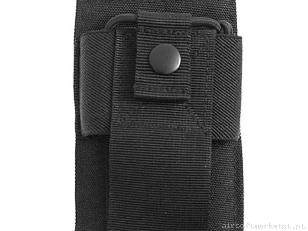 Pouch Portaradio Oem Corto negro — Coletes & Rigs — Airsoft Market PT