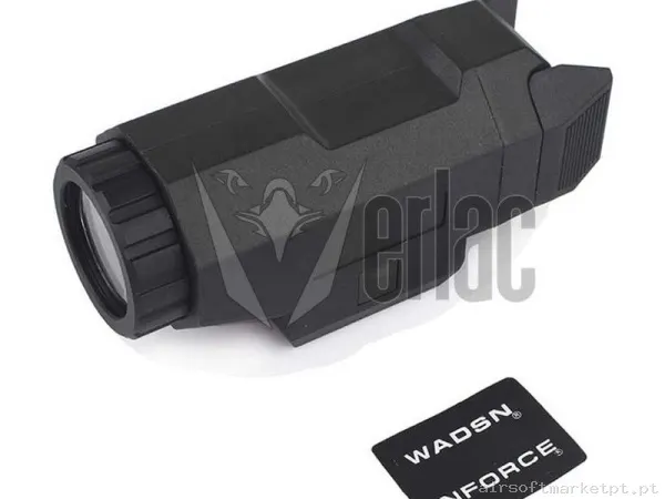 LINTERNA PARA PISTOLA WADSN ESTILO APL NEGRA — Lanternas & Lasers — Airsoft Market PT
