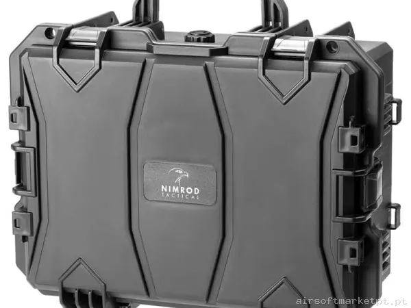 Maleta Rígida Porta Pistola Nimrod Multi-Pistol Polymer Case 46cm preto — Sacos & Mochilas — Airsoft Market PT