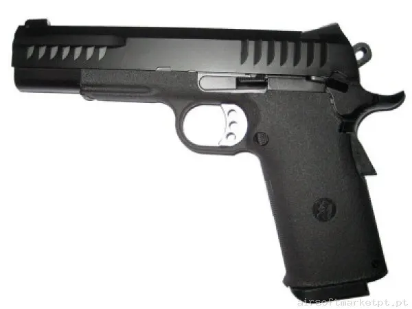 Hi Capa KP-08 Kjw Gas Preto — Pistolas — Airsoft Market PT