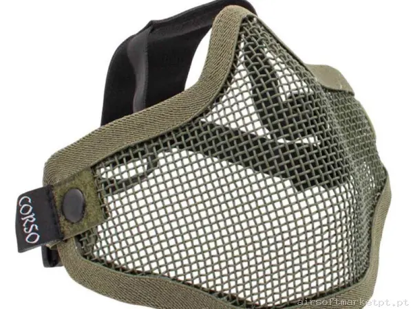 Máscara Airsoft Corso MK1 OD — Proteção Ocular & Facial — Airsoft Market PT