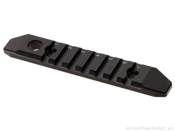 Externo Trilho Keymod/M-Lok Wadsn 7 Slot preto — Acessórios & Componentes — Airsoft Market PT