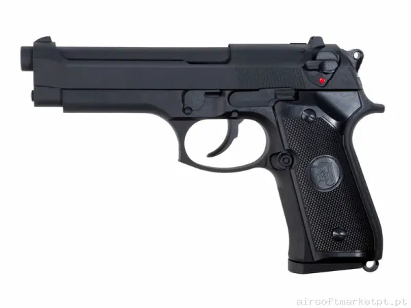 Réplica GBB Pistola Beretta M9 Kj Works Km9 Full Metal negra — Pistolas — Airsoft Market PT