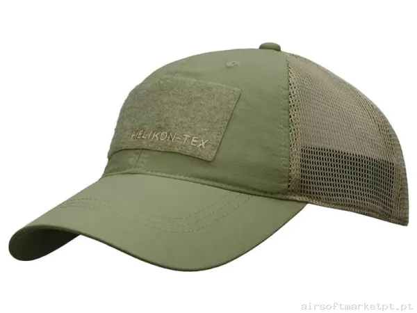 Gorra Beisbol Velcro Helikon-Tex Technical Trucker Cap verde od — Proteção Ocular & Facial — Airsoft Market PT
