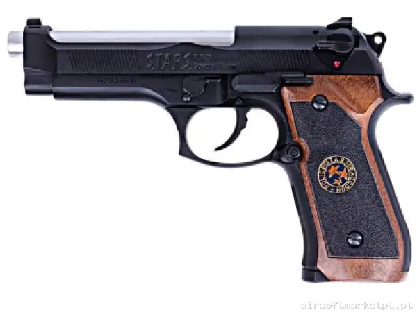 Beretta Stars M92 Biohazard WE Preto — Pistolas — Airsoft Market PT