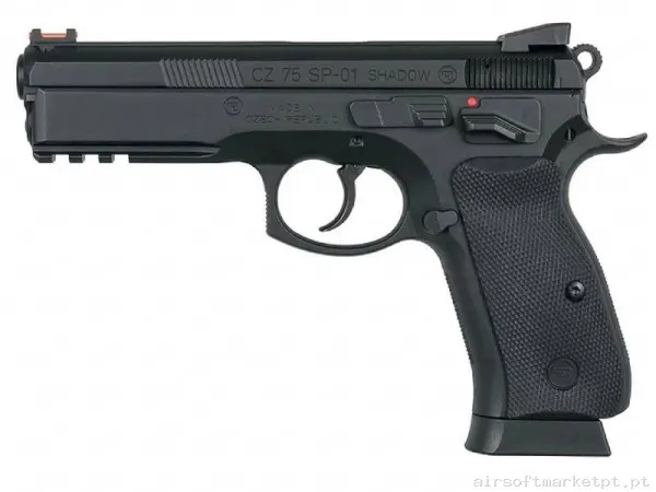 Airgun CO2 4.5mm Pistola ASG Cz SP-01 Shadow preta — Pistolas — Airsoft Market PT