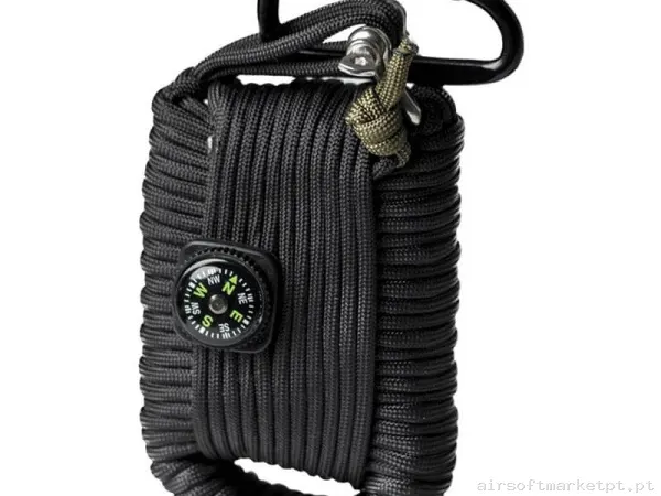 Kit de Sobrevivência Mil-Tec Paracord Survival Kit Grande preto — Outros — Airsoft Market PT