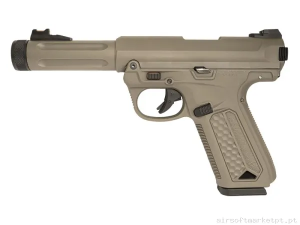 Réplica GBB Pistola Action Army AAP-01 Assassin Full Auto Terra Escura — Pistolas — Airsoft Market PT