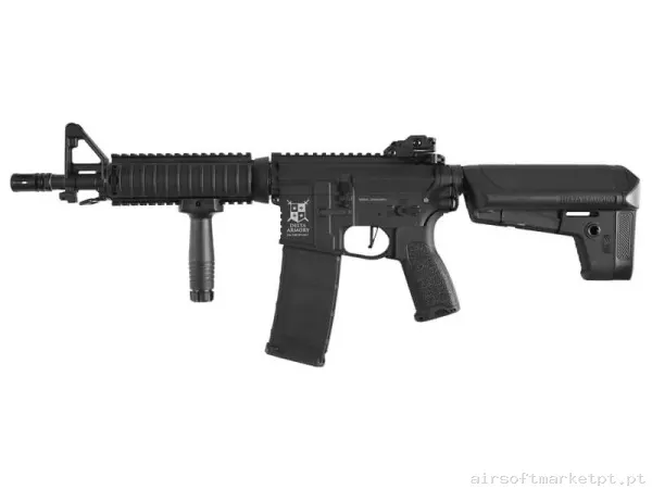 Réplica airsoft AEG M4 Delta Armory Bravo DA-B01 CQB-R Combo preta — Rifles de Assalto (AR/M4/AK) — Airsoft Market PT