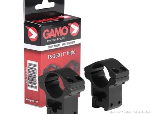 Externo Anilhas Altas 25mm Gamo Trilho 11mm 2u — Acessórios & Componentes — Airsoft Market PT