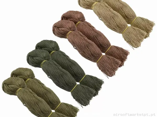 Kit de Fios Helikon-Tex Ghillie Fiber Yarns Woodland 8u — Vestuário (Fardas) — Airsoft Market PT