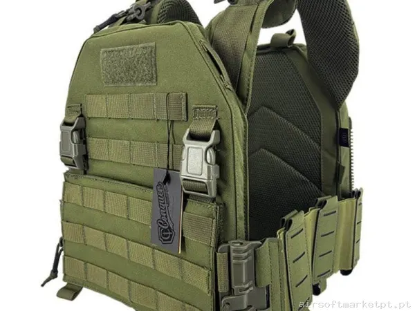 CHALECO MPC CONQUER 2.0 VERDE OD — Coletes & Rigs — Airsoft Market PT