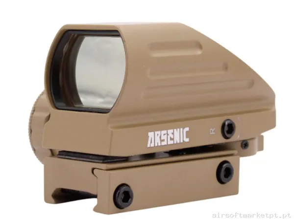 Red dot Multireticula Arsenic Reticular Argon AS103S tan — Miras & Ópticas — Airsoft Market PT