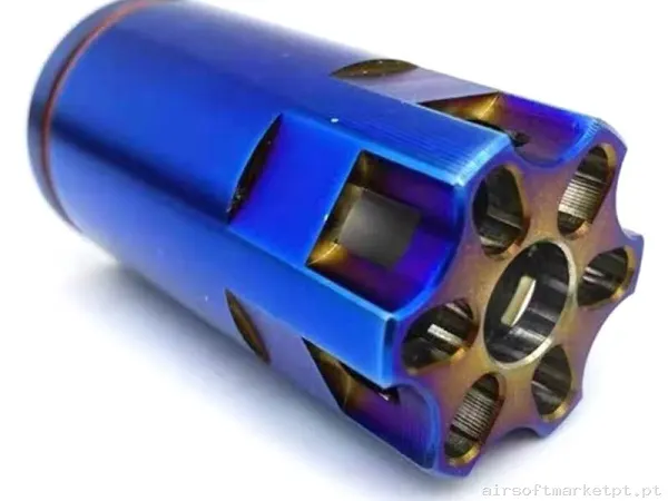 Externo Quebra-chamas Oem Saint Burned Metálica 14mm- Gradual — Acessórios & Componentes — Airsoft Market PT