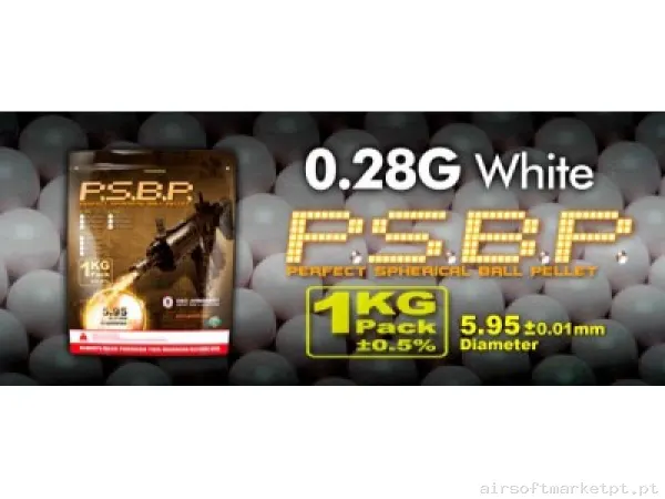 Bbs muniçao 0,28 PVC G&G — Munição (BBs) — Airsoft Market PT