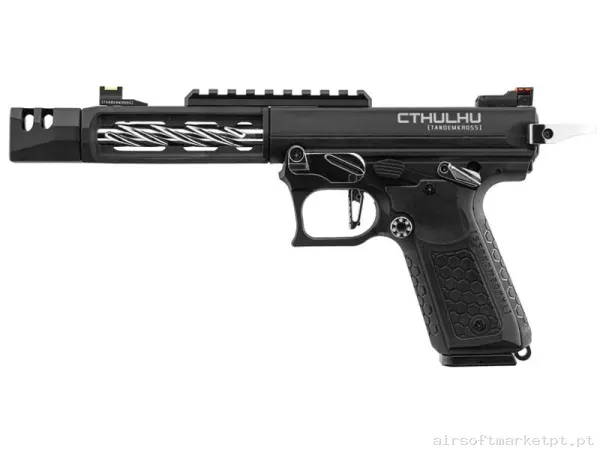 Réplica GBB Pistola Lancer Tactical Cthulhu Tandemkross negra/Plata — Pistolas — Airsoft Market PT