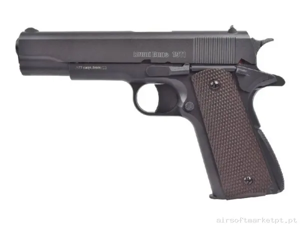 Airgun CO2 4.5mm Pistola Bruni 1911 BR-1911 negra — Pistolas — Airsoft Market PT