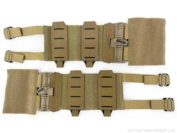 Cinturão tático Conquer Elástico marrom coyote — Coletes & Rigs — Airsoft Market PT