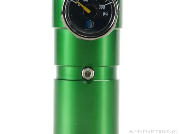 Regulador HPA Mechlabs Flo J 40-200 Psi verde — HPA & Linhas — Airsoft Market PT