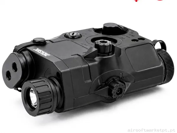 Linterna Anpeq Arsenic Láser Rojo Negro — Lanternas & Lasers — Airsoft Market PT