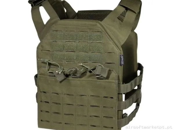 Chaleco Corso Drake Plate Carrier Mk1 Verde OD — Coletes & Rigs — Airsoft Market PT