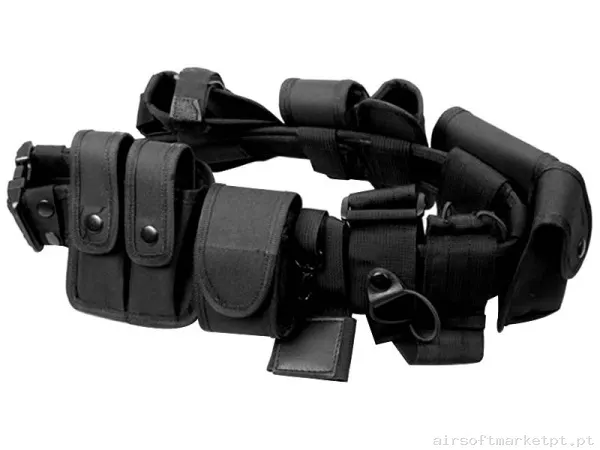 Cinturão tático OEM Completo com Bols pockets preto — Gear Táctico — Airsoft Market PT