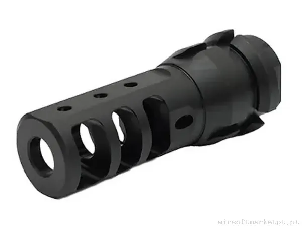Externo Quebra-chamas PTS Dead Air Keymo Muzzle Brake negra — Acessórios & Componentes — Airsoft Market PT