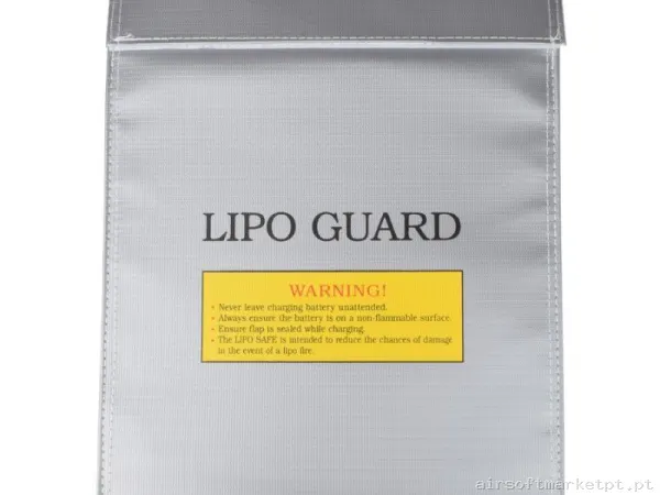 Bolsa Proteção Baterias Fuel Lipo Safe Sack cinza — Carregadores / Magazines — Airsoft Market PT
