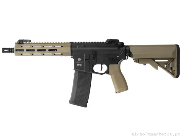 Réplica airsoft AEG M4 Evolution Recon Superlite 10" Carbontech negra/Tan — Rifles de Assalto (AR/M4/AK) — Airsoft Market PT