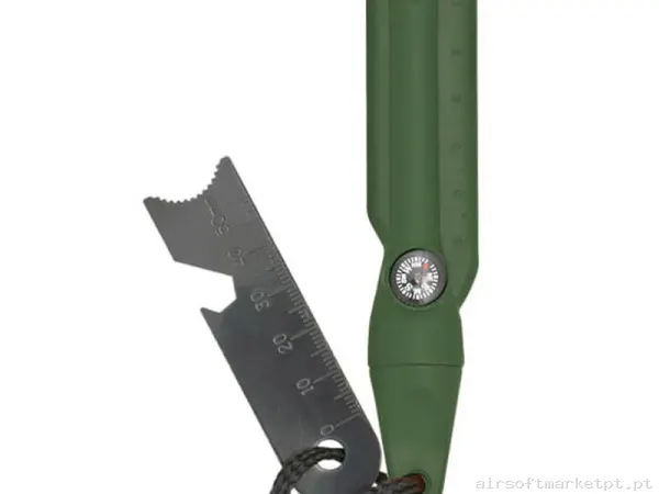 Pedernal Barbaric com Apito e Bússola verde od — Outros — Airsoft Market PT