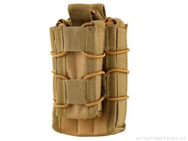 Portamagazine DJB-006 Rifle y Pistola Combat Zone Tan — Carregadores / Magazines — Airsoft Market PT