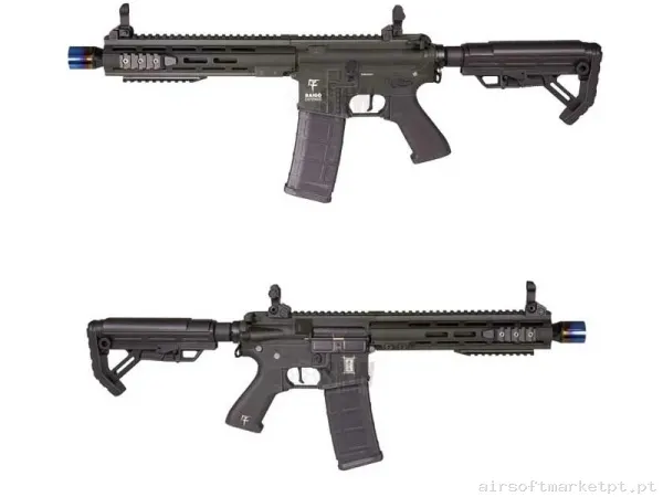REPLICA BUSHIDO GI NEGRA CON GATILLO ELÉCTRONICO - SAIGO DEFENSE — Rifles de Assalto (AR/M4/AK) — Airsoft Market PT